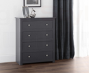 Bradley 4 Drawer Chest - Anthracite