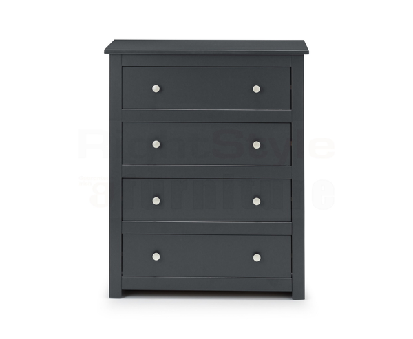 Bradley 4 Drawer Chest - Anthracite