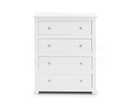 Bradley 4 Drawer Chest - Surf White