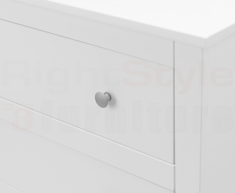 Bradley 4 Drawer Chest - Surf White