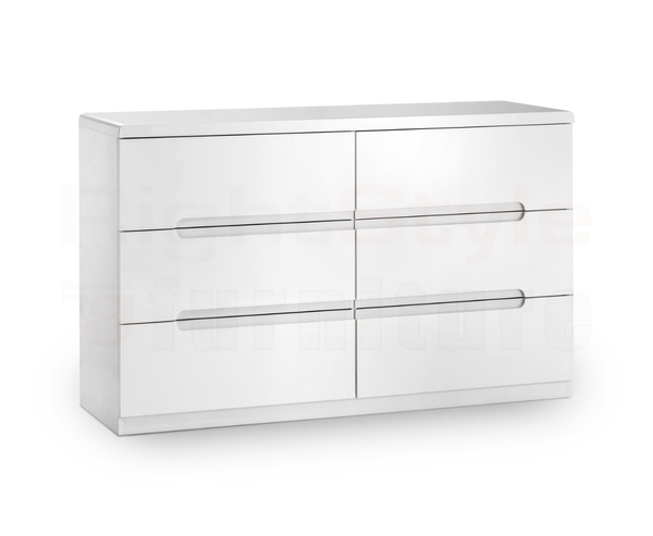 New York 6 Drawer Wide Chest