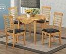 Hanover Round Dropleaf Dining Table - Light Oak