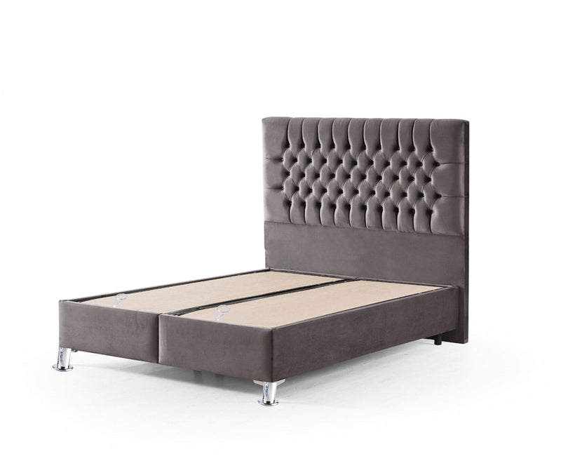 Astrid 5ft Kingsize Ottoman Bed Pack - Grey | Sand