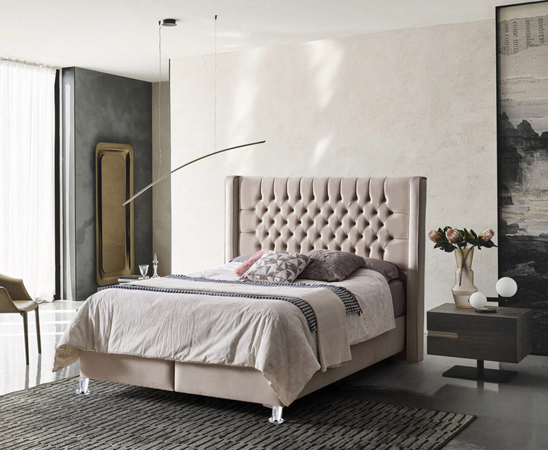 Astrid 5ft Kingsize Ottoman Bed Pack - Grey | Sand