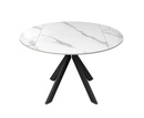 Abel 1.35m Extending Dining Table - Glossy White