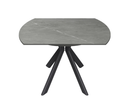 Abel 1.35m Extending Dining Table - Matte Grey