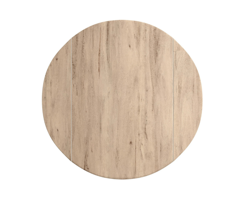 Alonso 135cm Round Swivel Dining Table - Wood Look