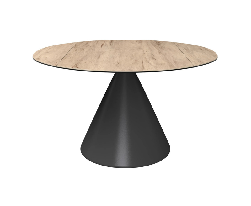 Alonso 135cm Round Swivel Dining Table - Wood Look