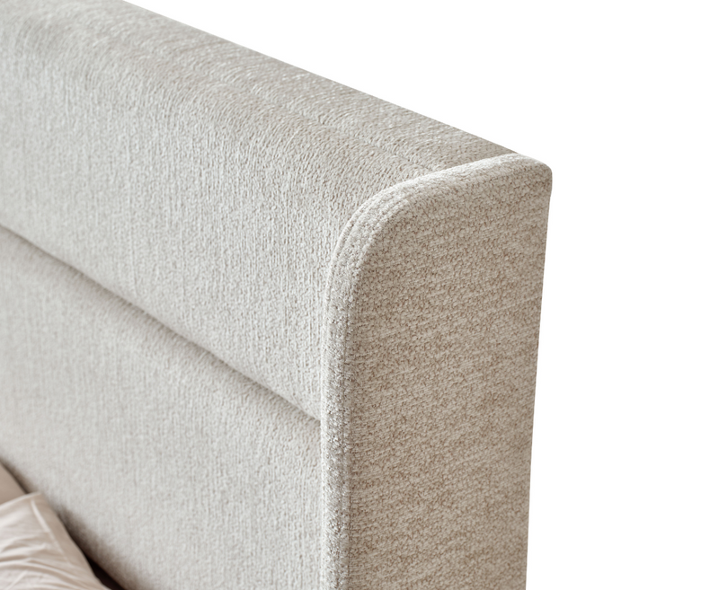 Alva 5ft Ottoman Bed Frame - Beige