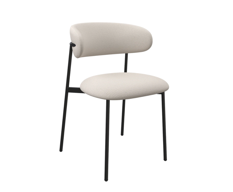 Amalfi Fabric Dining Chair - Ivory