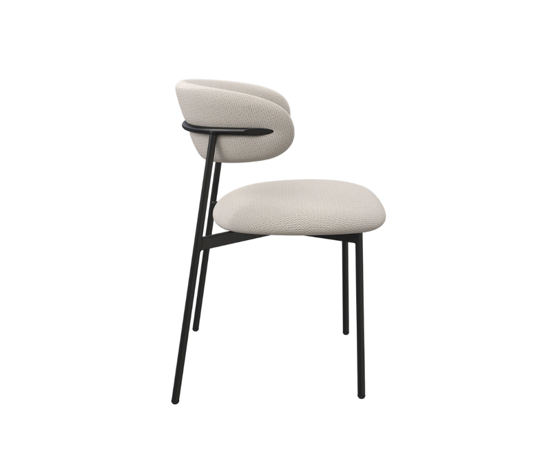 Amalfi Fabric Dining Chair - Ivory