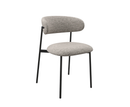 Amalfi Fabric Dining Chair - Light Grey