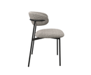 Amalfi Fabric Dining Chair - Light Grey