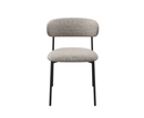 Amalfi Fabric Dining Chair - Light Grey
