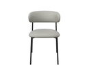 Amalfi Leather Dining Chair - Taupe