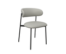 Amalfi Leather Dining Chair - Taupe
