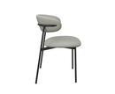 Amalfi Leather Dining Chair - Taupe
