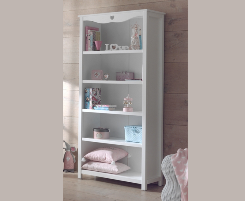 Amore Bookcase - White