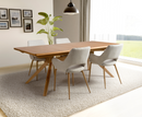 Anders 160cm Extending 5PC Dining Set - Oak