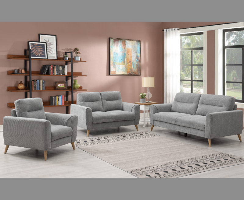 Anderson 2+1+1 Seater Fabric Sofa Set - 2 Colours