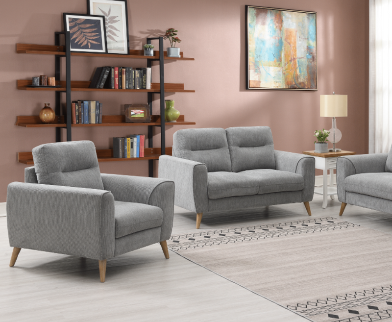 Anderson 2+1+1 Seater Fabric Sofa Set - 2 Colours