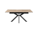 Aramis 130cm Ceramic Ext Dining Table - Wood