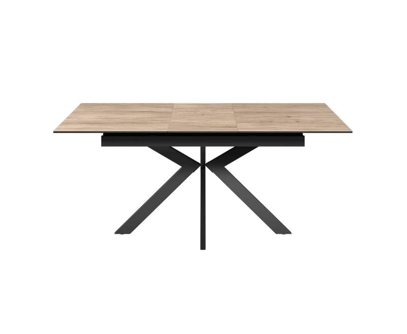 Aramis 130cm Ceramic Ext Dining Table - Wood
