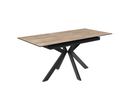 Aramis 130cm Ceramic Ext Dining Table - Wood