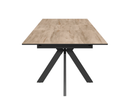 Aramis 130cm Ceramic Ext Dining Table - Wood