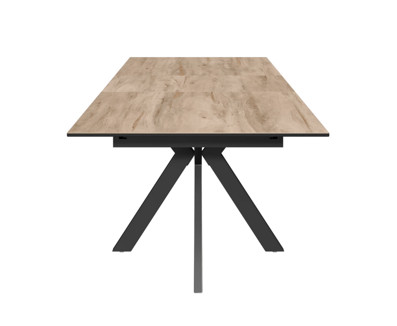 Aramis 130cm Ceramic Ext Dining Table - Wood