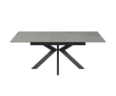 Aramis 160cm Ceramic Ext Dining Table - Matt Grey