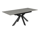Aramis 160cm Ceramic Ext Dining Table - Matt Grey