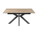 Aramis 160cm Ceramic Ext Dining Table - Wood