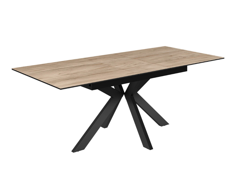 Aramis 160cm Ceramic Ext Dining Table - Wood