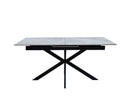 Arlen 1.6m Extending Dining Table - Grey