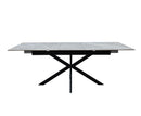 Arlen 1.6m Extending Dining Table - Grey