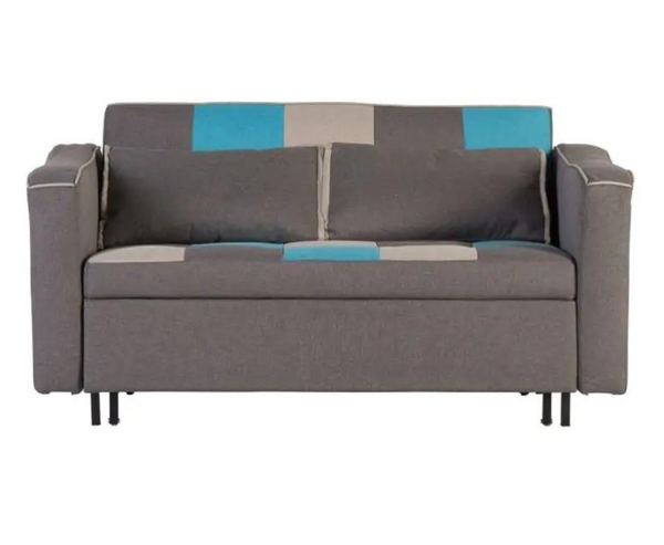 Aspen Sofa Bed - Teal/ Grey