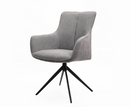 Atlas Swivel Dining Chair - Grey
