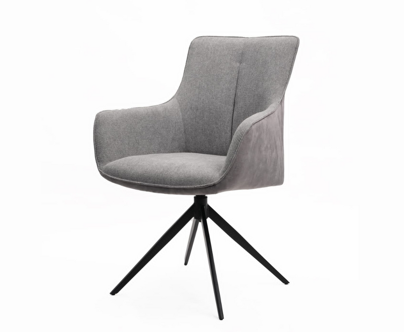 Atlas Swivel Dining Chair - Grey