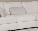Aurori 1 Seater Armless Unit Sofa - Light Grey