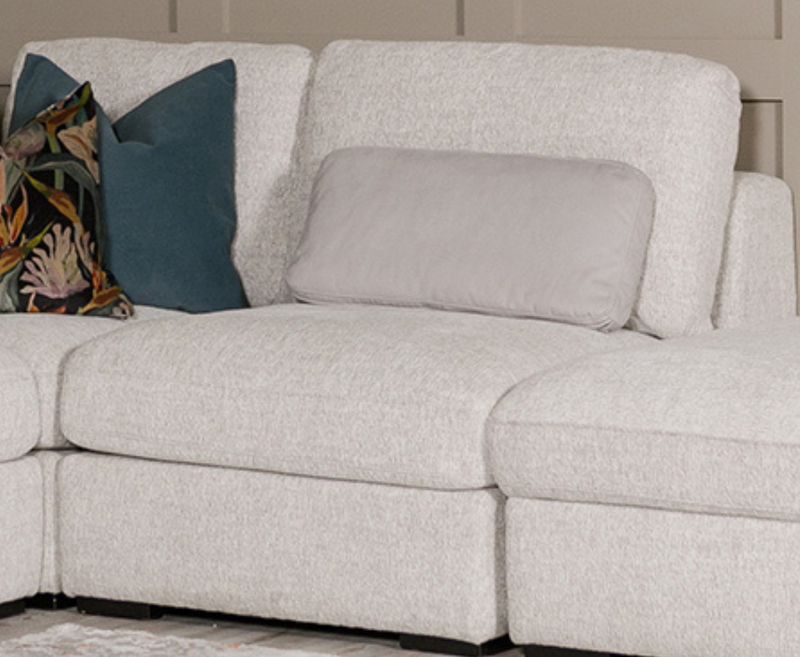 Aurori 1 Seater Armless Unit Sofa - Light Grey