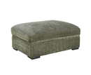 Aurori Storage Ottoman - Green