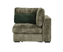 Aurori 3 Seater Sofa with Storage Ottoman Set - Green