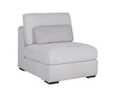 Aurori 3 Seater Sofa with Storage Ottoman Set - Light Grey