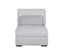 Aurori 1 Seater Armless Unit Sofa - Light Grey