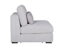Aurori 3+1 Seater Sofa with Storage Ottoman Set - Light Grey