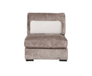 Aurori 3+1 Seater Sofa with Storage Ottoman Set - Mink