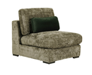 Aurori 3+1 Seater Sofa with Storage Ottoman Set - Green