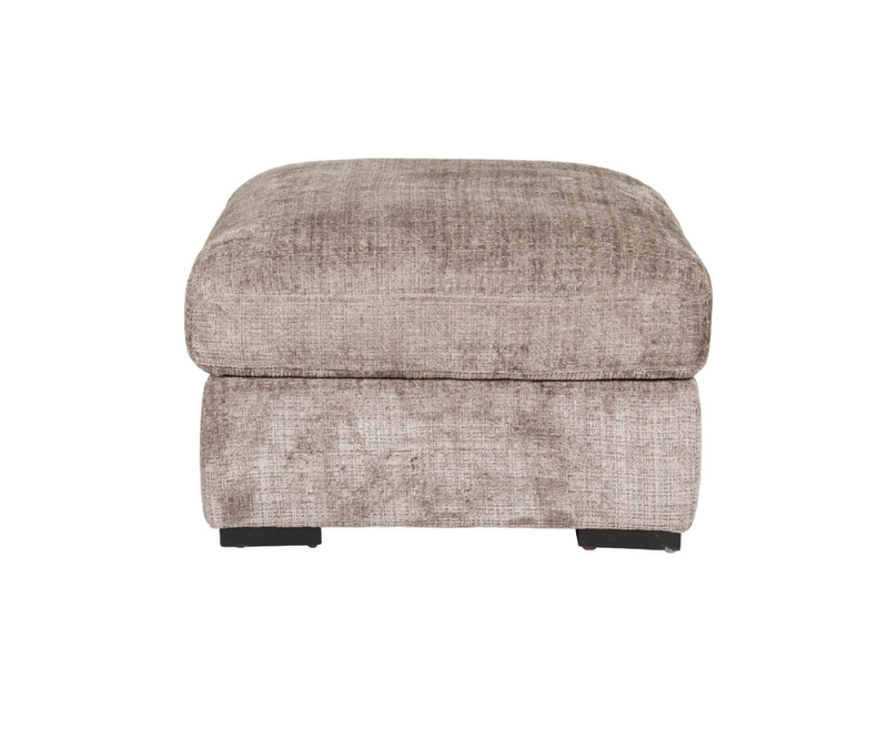 Aurori 3+1 Seater Sofa with Storage Ottoman Set - Mink
