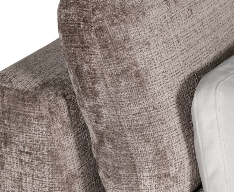 Aurori 3+1 Seater Sofa with Storage Ottoman Set - Mink